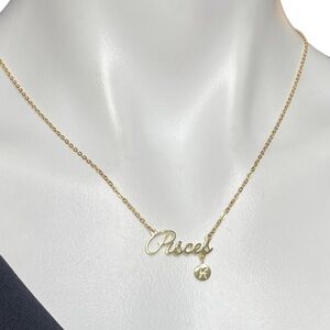 Pisces Astrology necklace New